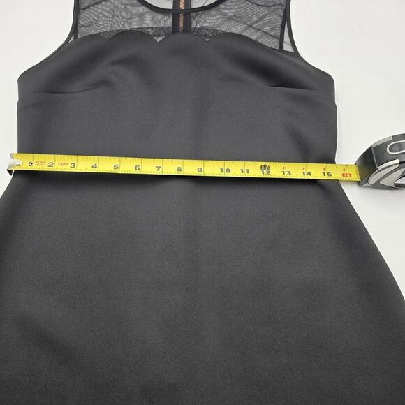 Ted‎ Baker London Womens Sheer Black Dress 4 (MT-176) - Picture 11 of 14